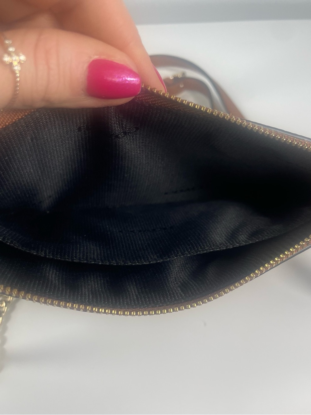 Coach Kylie Textured Leather Crossbody - Picture 4 of 12